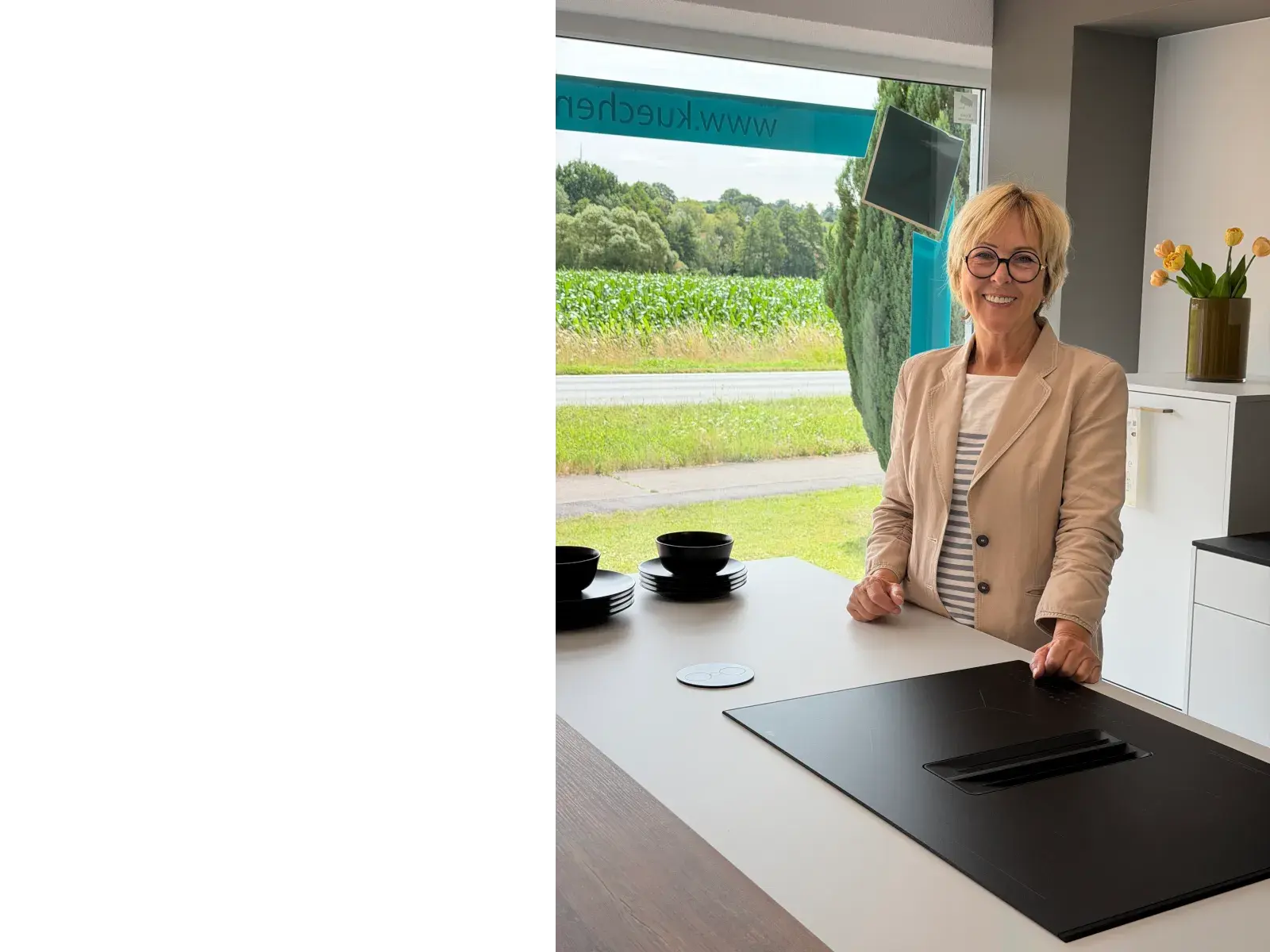 Ute Lapp im Küchenstudio